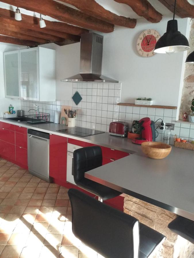 Belle Maison Au Coeur De Recloses Luaran gambar